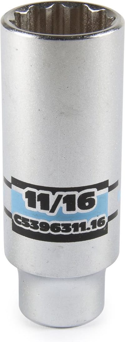 3/8'' Twaalfkants vlakke dop