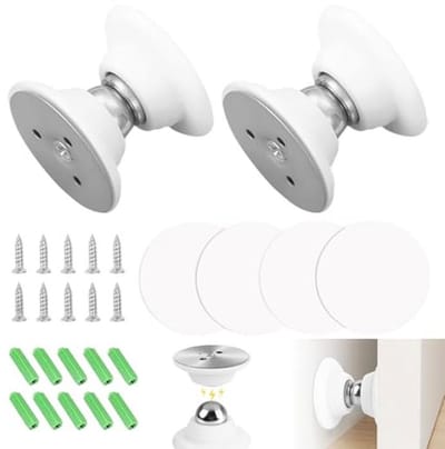 Magnetische Deurstoppers - 2 Stuks, Zonder Boren, Ideaal voor Camper en Caravan