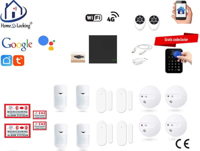 Draadloos beveiligingsbox werkt met wifi en met spraakgestuurde apps. ST-01P-17