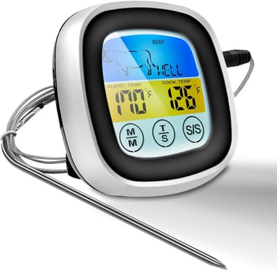 Digitale Vleesthermometer met Groot LCD-scherm voor Keuken en BBQ