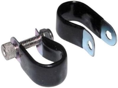 Fietstrainer Clips - Montage Beugels - Fiets Accessoires Monteren - Zonder Schroefdraadogen - 16mm - Zwart