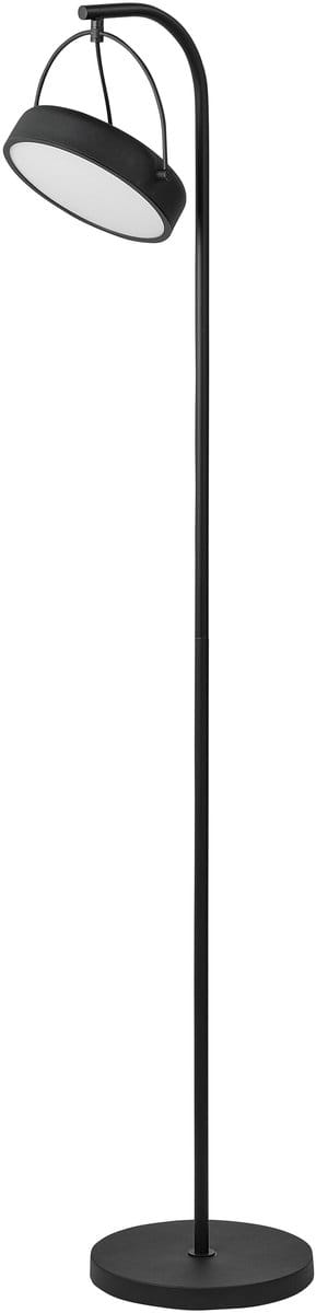 OSRAM Decor Puck LED Vloerlamp, Zwart Staal, 12W, 590lm, 3000K, CRI >90, beweegbare kop