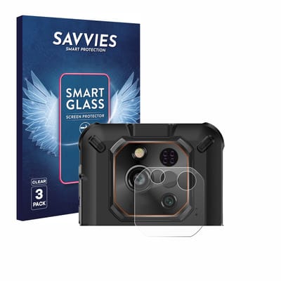 3 Stuks Savvies Screenprotector - geschikt voor Ulefone RugOne Xever 7 Pro (ALLEEN Camera Lens) - beschermfolie glas transparant