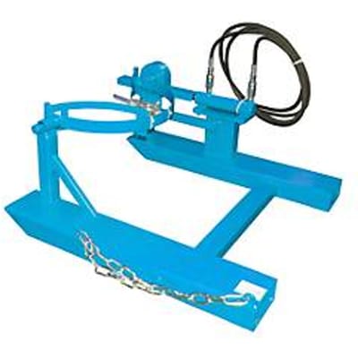 Vatenkantelaar BAUER FD-H met hefcilinder, staal, B 1000 x D 1245 x H 475 mm, blauw