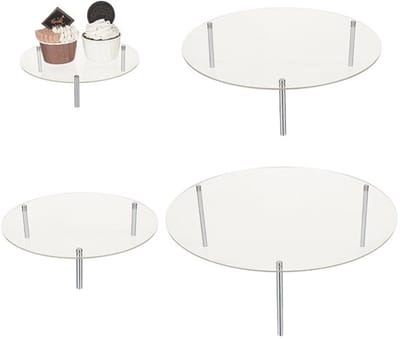 Solidchoice - Dailygoody - Taartstandaard - Acryl - Stapelbaar - Rond - Dessert