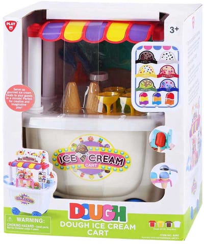 Playgo klei speelset IJswagen - creatieve kleipotjes voor kinderen.