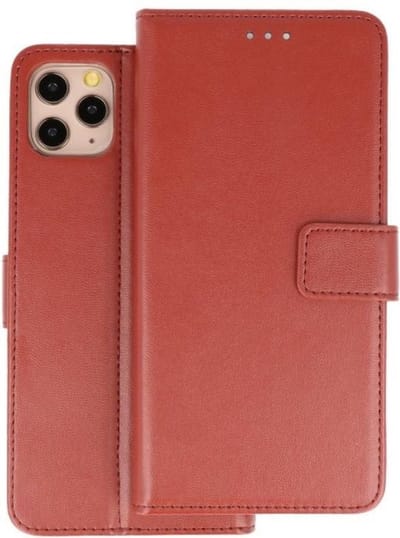 Booktype Telefoonhoesjes - Bookcase Hoesje - Wallet Case - Geschikt voor iPhone 11 Pro - Bruin