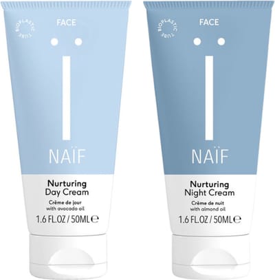 Naif Cadeauset Face Compleet - Naif Hydrate Dagcreme 50ml Nurturing - Naif Hydrate Nachtcreme 50ml Nurturing