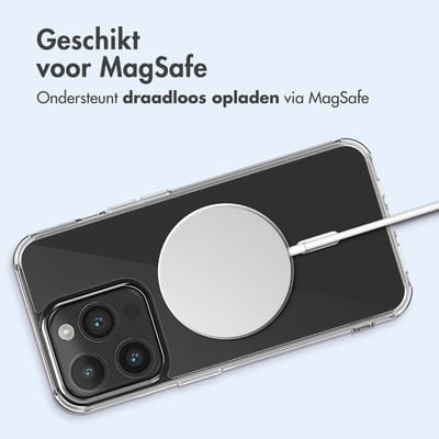 imoshion Hoesje - Geschikt voor Apple iPhone 14 Pro Max - Protective Backcover geschikt voor MagSafe - Transparant
