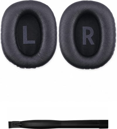 Set Oorkussens voor Logitech Gaming Headset - G Pro Oorkussen - G Pro X / G Pro X 2 / G Pro X SE / G433 / G233 - Kunstleer met Traagschuim - Zwart