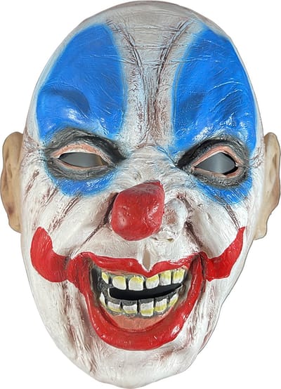 Fjesta© Halloween masker - Killer clown kaal - Latex