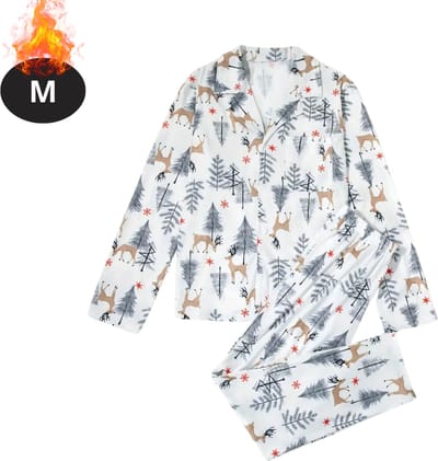 Bovista Kerst Pyjama - Heren - Kerstpyjama - Mannen - Slaapkleding Volwassenen - Set - Broek - Shirt - Christmas - Maat M