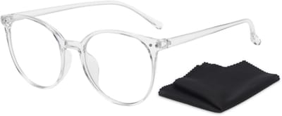 PD® - Blauw Licht Bril - Computerbril - Blue Light Glasses - Blauw Licht Filter Bril - Beeldschermbril - Met Brillendoekje - Unisex - Transparant - Game bril - Bril tegen vermoeide ogen - Bril computer/tv schermen