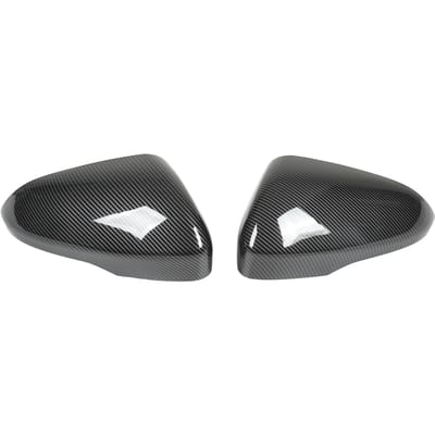 2 stuks Deurspiegelkap Links Rechts Koolstofvezel Stijl Vervanging voor Ford Fusion 2013 en hoger gray