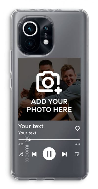 Gepersonaliseerd - Case Company® - Hoesje geschikt voor Xiaomi Mi 11 hoesje - Music Player - Soft Cover Telefoonhoesje - Bescherming aan alle Kanten en Schermrand