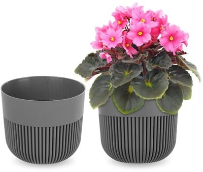 KADAX Alia 13 Bloempot Donkergrijs