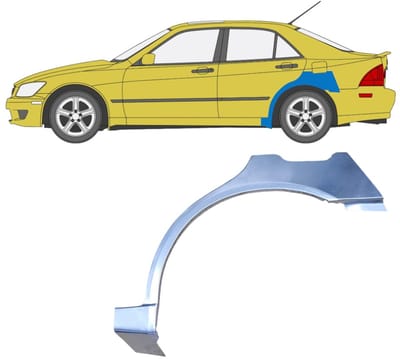 Reparatiepaneel achterspatbord voor Lexus IS 1998-2005 / Links