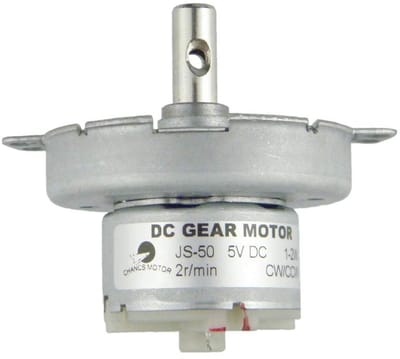 Universele DC 5V Laagtoerige Tandwielmotor met Laag Geluidsniveau voor Ventilator en Display