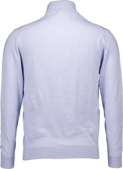 Gentiluomo - Trui Lichtblauw Gentiluomo Turtle Zip Ls Sweaters Lichtblauw K9098-272