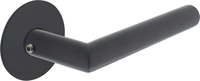 Intersteel Deurkruk Jura met zelfklevend rozet mat zwart