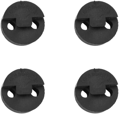 Cosensi - Violin Dempers - Professionele Geluidscontrole - Zwart - Rubberen Silencers - Voor Cello en Viool - Set van 4