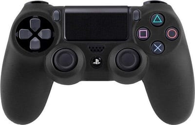 KELERINO. Beschermingshoesje geschikt voor Playstation 4 Controller Siliconen - Zwart