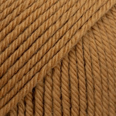 DROPS Daisy Uni Colour - 12 caramel - Merino Garen