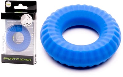 Sport Fucker - Nitro Ring - Siliconen Cockring of Ball Stretcher - Blauw