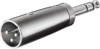 Pro XLR AV / multimedia paneel 3pin XLR m - Jack m