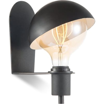 Home Sweet Home - Moderne Wandlamp Dyna - Muurlamp gemaakt van metaal - Zwart - 20/18/18cm - wandlamp geschikt voor woonkamer, slaapkamer- geschikt