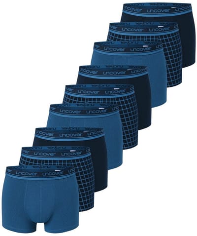 uncover by Schiesser Heren retro short / pant 9 pack Cotton