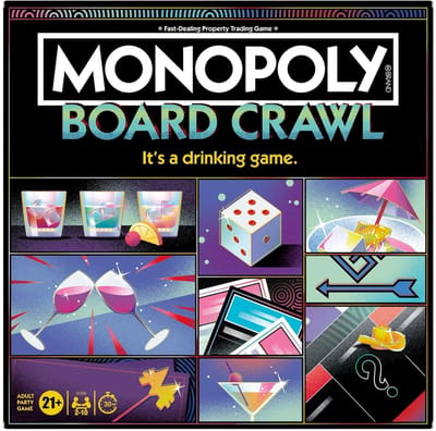 Monopoly Board Crawl - Engelstalig - Vanaf 18 jaar - 2 tot 10 spelers