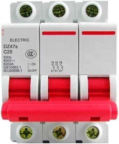 Automatische Schakelaar - Stroomonderbreker - Elektrische Beveiliging - Mini Luchtschakelaar - 10A - Grijs