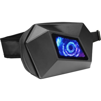 LED Knight Pack moto équitation lumineux unique épaule bandoulière Hardshell sac noir