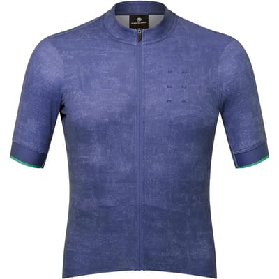Endura Fs260 Print Korte Mouw Wielertrui Blauw L Man