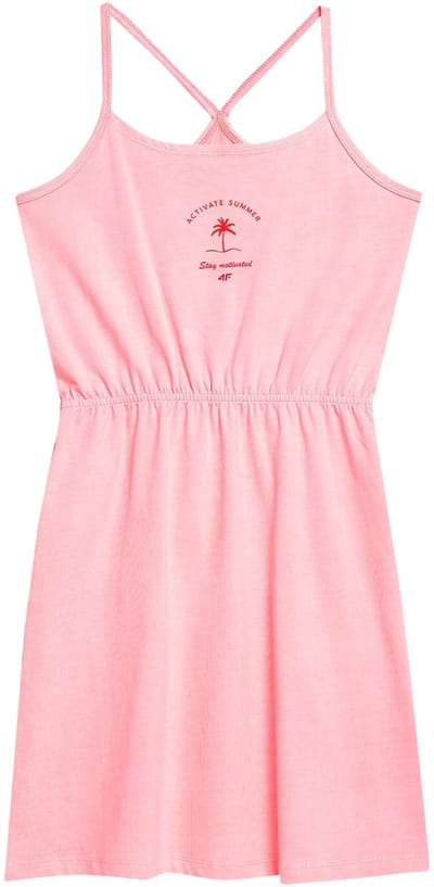 4F Jurk Meisjes Roze - Maat 134cm