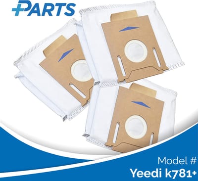 Yeedi k781+ Stofzakken (3 Stuks, Plus.Parts® alternatief voor D-DB03)