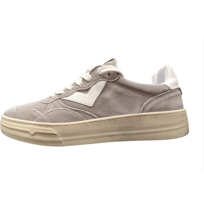 Heren lederen sneakers 4b12 Hyper Stone