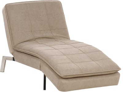 BELIANI LOIRET - Chaise longue - Beige - Symmetrisch - Polyester