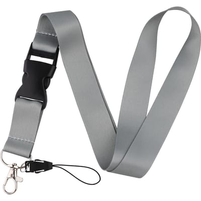 FI52 Lanière Cordon Couleur Unie Porte-Clés Lanière pour Clés d'Étudiants Longue Lanière pour Téléphone Boucle Anti-Perte Accrochage Pratique