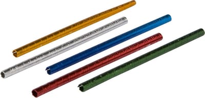 Hm Kanarie-Ringen Zak A 100stuks - Assorti 5x20 stuks, Aluminium vogelringen 3 mm