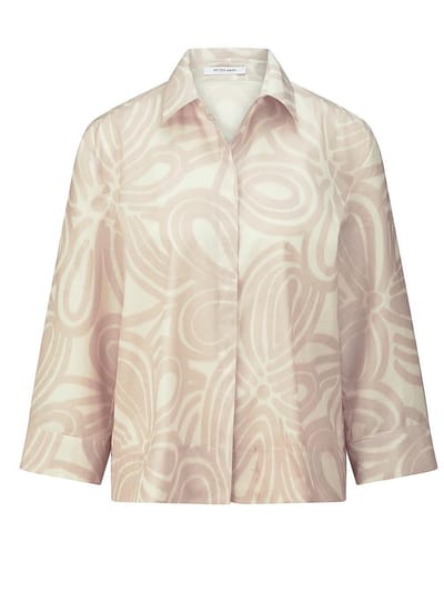 Blouse Van Peter Hahn wit