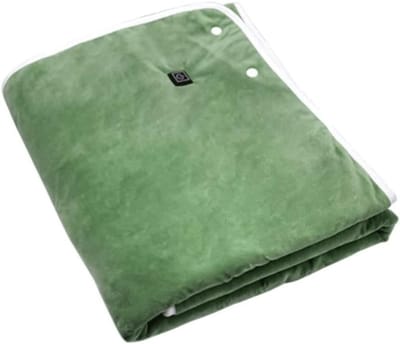Verwarmde Deken - Elektrische Plaid - Warm Blijven - Snelle Verwarming - 100x75 cm - Paars