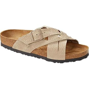 Sandalen van nubuckleer Birkenstock Lugano