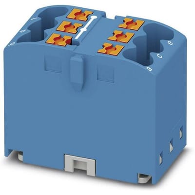 Phoenix Contact 3273266 Verdeelblok 15.6 mm Spanveer Blauw 10 stuk(s)