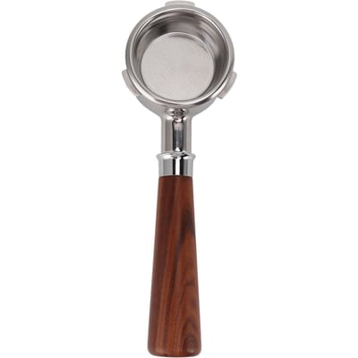 58mm Bodemloze Portafilter 3 Oren Roestvrij Staal Koffie Portafilter Massief Houten Handvat voor Type A1 Red Acid Branch gray