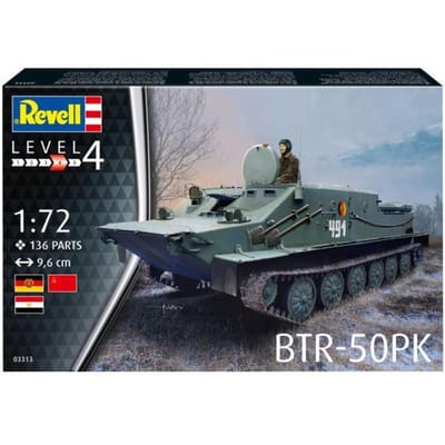 Revell Modelbouwpakket Militaire voertuigen - 03313 BTR-50PK Transport Tank Plastic - 1:72 - Modelbouw