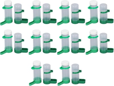 Vogelkooi Accessoires - Voerbak Waterdispenser - Vogelverzorging Thuis - Hygiënisch en Praktisch - 140ml 150ml