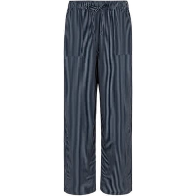 Regatta Dames/Dames Elbrie Vertical Stripe Broek (Marine / Wit)