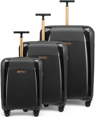 Epic Phantom SL 4 wielen Kofferset 3-delig - Harde bagage - TSA slot - anniversary black